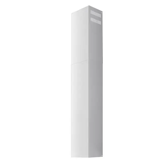 Alt view image 6 of 7 - Stainless Steel Chimney Extension for Range Hood Cover Wall-Mount Style (Silver) Adjustable Vent Extender Ceiling Duct Retractable 31.5 inch ~63"