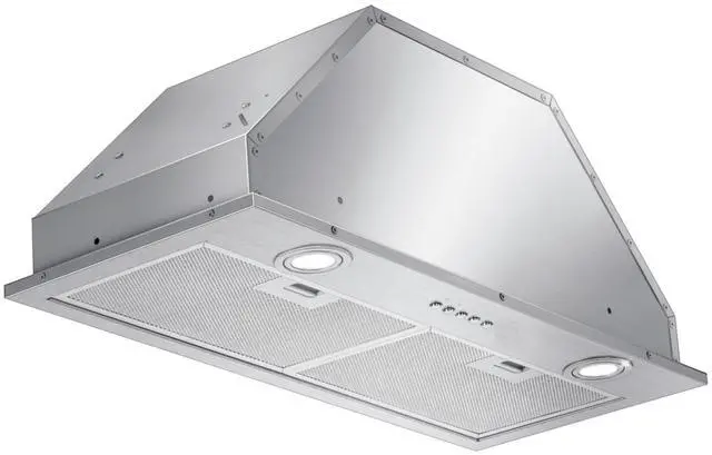 Main image of 30" Range Hood Insert - 500 CFM Stainless Steel Built-in Kitchen Vent, 4-Speed Exhaust Fan, Dishwasher-Safe Baffle Filters, LED Lights & 3-Min Delayed Shutdown
