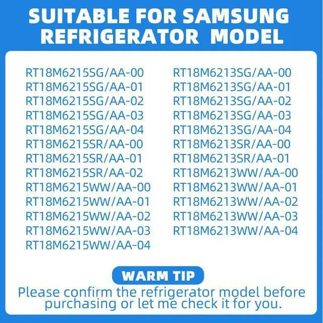 Alt view image 6 of 7 - 2 Pack RT18M6215SR Door Shelf For Samsung Refrigerator Door Shelf DA63-08645A RT18M6213SR RT18M6215SG Suitable With Samsung Fridge Door Shelves For Samsung RT18M6213SG Door Shelf