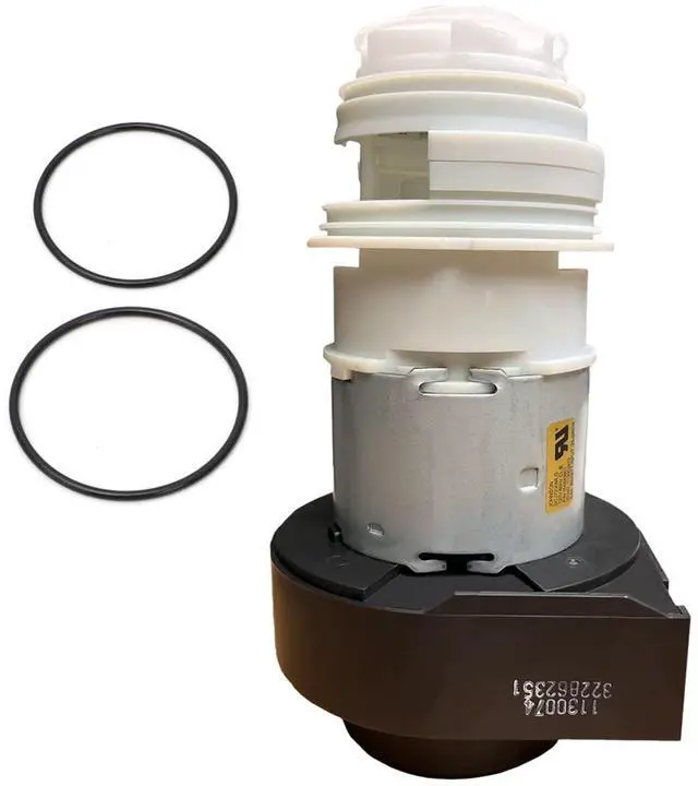 Main image of 154844301 Dishwasher Circulation Pump Motor with O-rings Compatible with Frigidaire, Kenmore, Crosley, Kelvinator 1940268, 154794401, AP5272221, 154488001, 154588701, 154594201, 154648101, 154792801