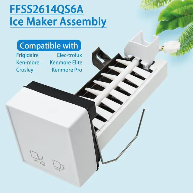 Alt view image 3 of 6 - FFSS2614QS6A FFSS2615TE0 FFSS2615TS0 Refrigerator Ice Maker for Frigidaire | Replace Frigidaire FFSS2614QS1A FFSS2614QS4A FFSS2614QP6A FFSS2614QS5A FFSS2615TP0 FFSS2615TD0, Frigidaire Ice Maker