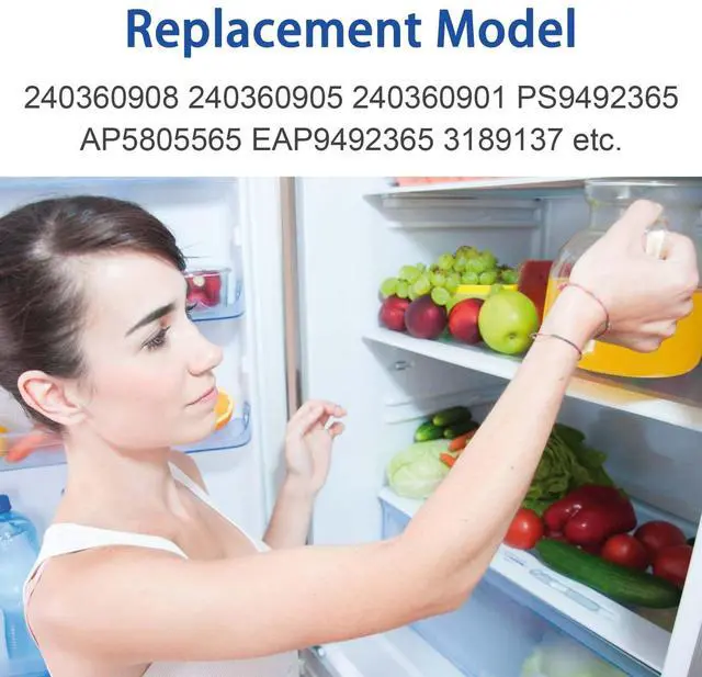 Alt view image 6 of 6 - 240360908 Refrigerator Replacement Shelves 25.5" x 16.5" for Frigidaire, Kenmore Refrigerator Shelf - Replaces AP5805565240360905, 240360901, 3189137, PS9492365 (2 PACK)