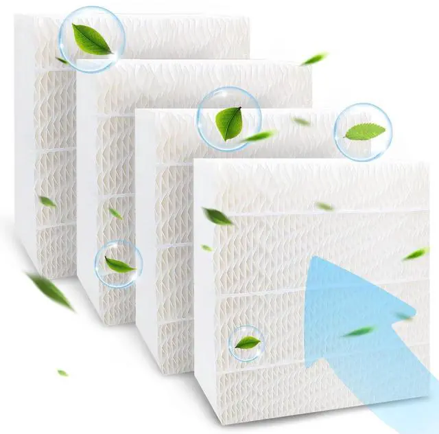 Main image of 4pcs 1043 SuperWick Humidifier Filter Replacement for Essick AirCare EP9500 | EP9700 EP9800 EP9R500 EP9R800 821000 826000 826800 831000, and Bemis Space Saver 800 8000 Super Wick Humidifiers