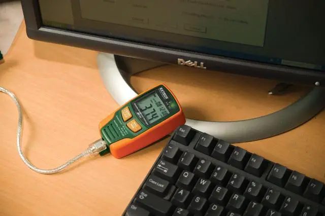 Alt view image 3 of 3 - RHT20 Humidity and Temperature Datalogger, 16000 Reading, USB | RH 0-100%, temp -40 to 158F, dew point, 8000 RH + 8000 temp readings, time/date stamp, USB software