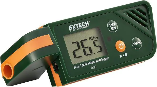 Alt view image 4 of 6 - RHT30 USB Humidity and Temperature Datalogger, 48000 Point | RH 0.1-99.9%, air temp -22 to 158F, dew point, 48000-point memory, USB PDF/Excel report, ~3-month battery