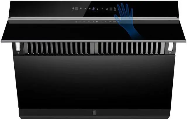 Main image of Under Cabinet Range Hood 30 inch, 900 CFM, Heating Auto-cleaning | Wall mount kitchen hood, gesture & touch control, tempered glass surface, 3-speed exhaust fan, baffle filters, vent hood