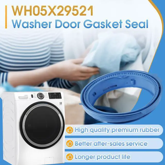 Alt view image 6 of 6 - WH05X29521 Washer Door Gasket Seal for GE GFW550SSN0WW GFW550SSN2WW GFW550SSN5WW GFW550SSN1WW GFW550SPR5RS GFW550SPN0DG GFW550SPR4RS GFW550SSN4WW Etc, Replace 4978358 AP6983548 PS12743602 EAP12743602