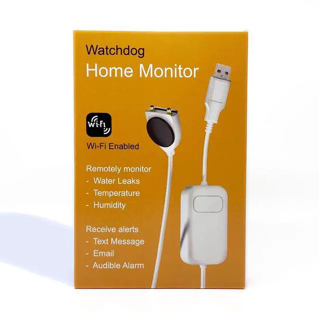 Alt view image 7 of 7 - Watchdog Home Monitor - Water, Temperature, Humidity, and Power Outage Alarm Sensor with WiFi