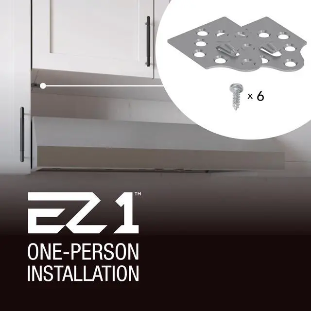 Alt view image 7 of 7 - 30 Inch Alta Under Cabinet Range Hood, ENERGY STAR, 350 Max Blower CFM - Electric Rangehood and Exhaust for Kitchen Stove Cooking and Ventilation, Stainless Steel