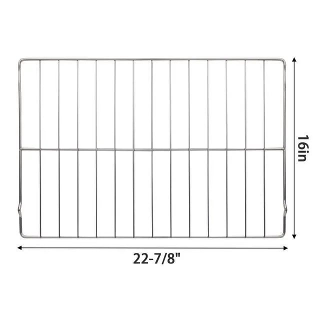 Alt view image 2 of 7 - 316067902 Oven Rack Replacement 22.6 x 16 Oven Rack Compatible with GE Frigidaire Kenmore Range Oven Stove (2 Pack)