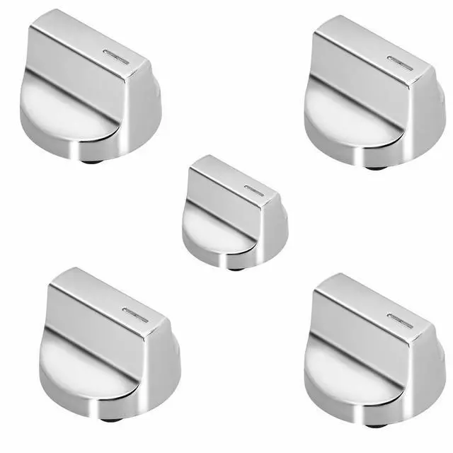 Main image of Stove Knobs for WEG745H0FS0 WEG745H0FS1 WEG745H0FS2 | WEG745H0LZ0 WEG745H0LZ1 WEG745H0FE0 WEG745H0FH0 for Whirlpool Gas Stove- W11458842*4 Knobs & Small W11211501*1 Knob