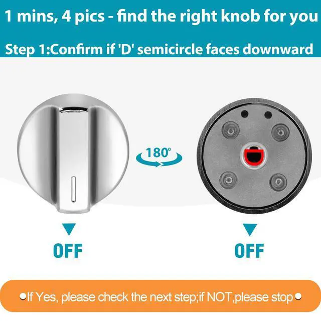 Alt view image 2 of 7 - Stove Knobs for WEG745H0FS0 WEG745H0FS1 WEG745H0FS2 | WEG745H0LZ0 WEG745H0LZ1 WEG745H0FE0 WEG745H0FH0 for Whirlpool Gas Stove- W11458842*4 Knobs & Small W11211501*1 Knob