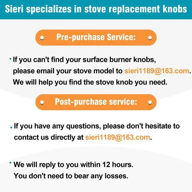 Alt view image 7 of 7 - Stove Knobs for WEG745H0FS0 WEG745H0FS1 WEG745H0FS2 | WEG745H0LZ0 WEG745H0LZ1 WEG745H0FE0 WEG745H0FH0 for Whirlpool Gas Stove- W11458842*4 Knobs & Small W11211501*1 Knob