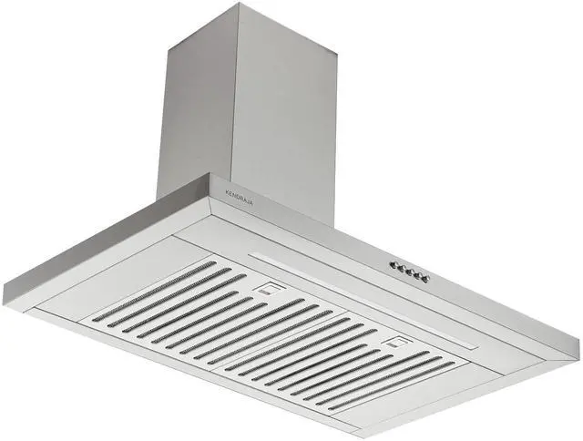 Main image of 30 Inch(758mm) Wall Mount Range Hood, 550 CFM Stainless Steel Chimney Vent Hood, Ducted/Ductless Convertible, 3-Speed Push Button Control, Dishwasher-Safe Filters, LED Strip Light