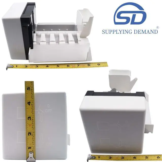 Alt view image 3 of 7 - W10190961 W10122503 Refrigerator Ice Maker Replacement Model Specific Not Universal