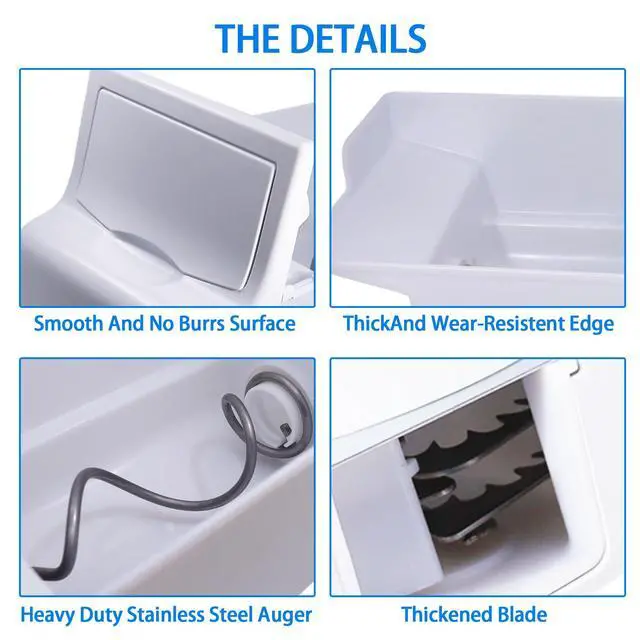 Alt view image 6 of 6 - 241860803 Refrigerator Ice Bin Compatible with LFSS2612TF0 FFHS2611PFEA Frigidaire Ice Maker Replacement for Freezer Ice Container Bucket Assembly AP4300918 LFSS2612TE0 FFSS2615TS0 Ice Tray