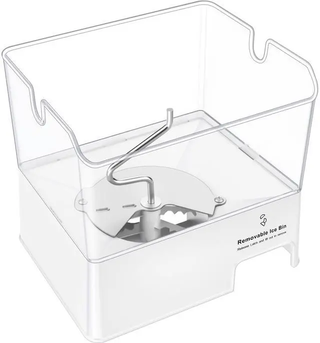 Main image of Upgraded WPW10347093 Refrigerator Ice Bucket Compatible with KitchenAid Whirlpool Ice Maker Replacement, Whirlpool Removable Ice Bin W10347100 W10347093 WRF736SDAM14 WRF736SDAM13 Maytag Ice Maker Tray