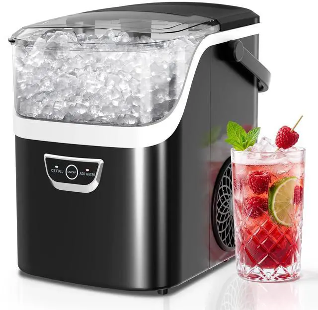 Main image of Nugget Ice Maker Countertop, Portable Chewable Crushed Ice Machine with Self-Cleaning, 35Lbs/24H, One-Click Operation, Fast Ice in 5-7 Mins for Home Kitchen Office Bar