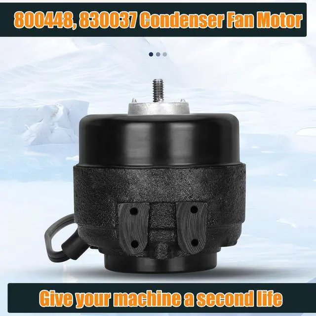 Alt view image 4 of 7 - 800448 Evaporator Fan Motor Replaces 830037, Compatible with TR/UR Refrigerator, 115 Volts 9 Watts 1550 RPM 800448 830037 Condenser Fan Motor, Strong Horse Power 800448, 830037 Evaporator Motor