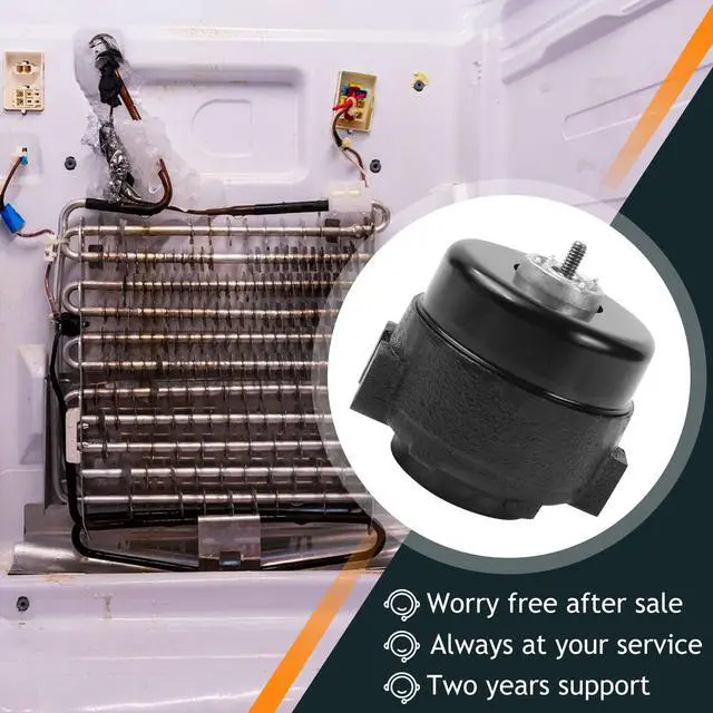 Alt view image 7 of 7 - 800448 Evaporator Fan Motor Replaces 830037, Compatible with TR/UR Refrigerator, 115 Volts 9 Watts 1550 RPM 800448 830037 Condenser Fan Motor, Strong Horse Power 800448, 830037 Evaporator Motor
