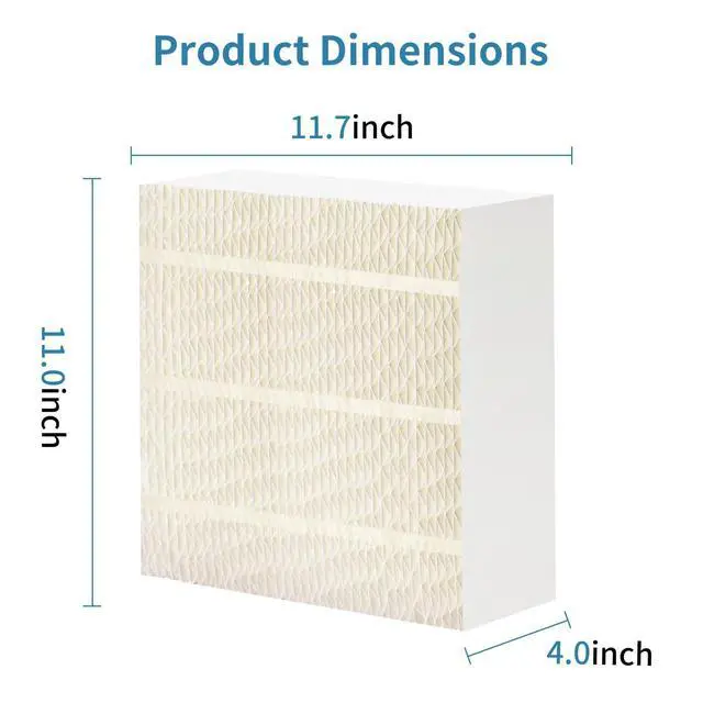 Alt view image 7 of 7 - 1043 Humidifier Filter Compatible with AIRCARE Humidifiers Space Saver Large Evaporative EP9500, EP9700, Bemis Space Saver Evaporative, Replacement for AIR Care Humidifier Filter (3 Pack)