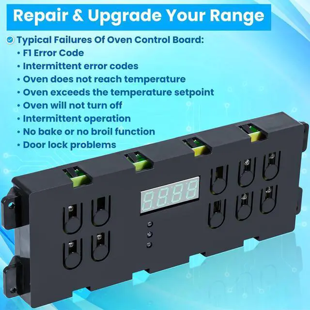 Alt view image 5 of 7 - 316207511 Range Stove Oven Control Board Replacement for Frigidaire Electrolux Kenmore Kelvinator Tappan Sears Electronic Clock/Timer Display Repair Upgrade 316207531 316557511 AP3561834
