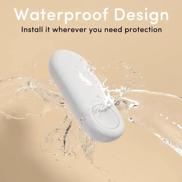 Alt view image 6 of 7 - Kangaroo Water Leak Detector+Climate Sensor,Hygrometer Thermometer with App Notifications,Wireless 2.4G WiFi,Humidity Temperature Alarm,for Home, Basement, Kitchen,Washroom,Bedroom3 Pack