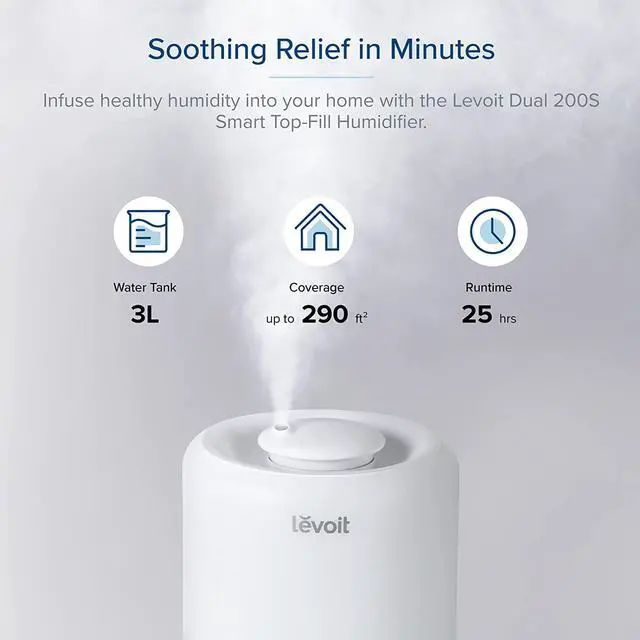 Alt view image 4 of 7 - Smart Humidifiers and Replacement Filter