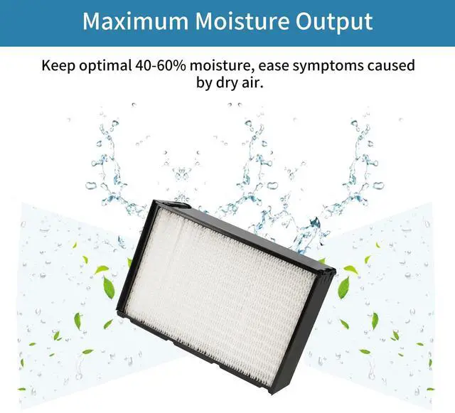 Alt view image 3 of 7 - 1045 Humidifier Filters Repalcement Compatible with AIR Care H12300, H12300HB, H12400, H12400HB, H12600, H12600, H12001, H12AEUO, H12AUK, 3 Pack