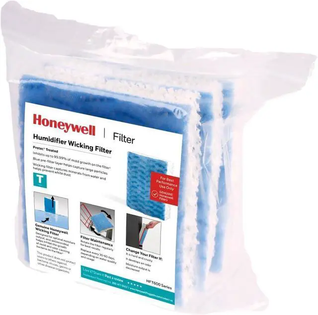 Main image of HFT600 Replacement Wicking Filter T, Humidifier Filters Replacement, 3 Count (Pack of 12)