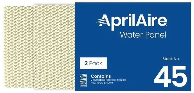 Main image of 45 Water Panel Humidifier Filter Replacement for Whole-House Humidifier Models 400, 400A, 400M (Pack of 10)