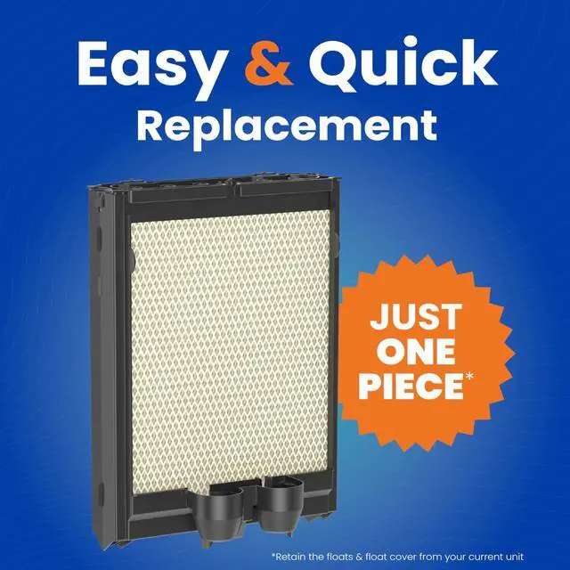 Alt view image 2 of 7 - H445EZ1 Humidifier Filter/Water Panel Assembly Replacement Kit for Whole-House Humidifier Models: 400, 400A, 400M (2-pack)
