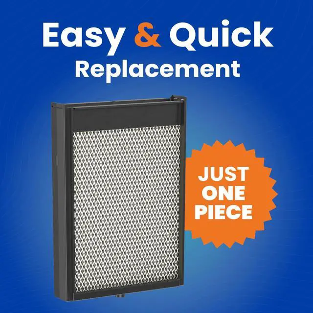 Alt view image 2 of 7 - H735EZ1 Humidifier Filter/Water Panel Assembly Replacement Kit for Whole-House Humidifier Models: 700, 700A, and 700M