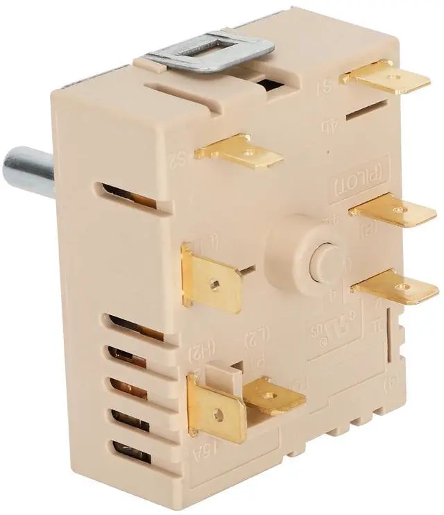 Main image of EBF62174907 EBF62174904 EBF62174902 Infinite Switch Compatible with Range Surface Element Control, EBF62174904 Infinite Switch Replaces for PER001-225 D, for Stove Replacement Parts