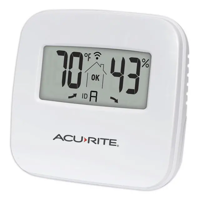 Alt view image 6 of 7 - 01095M Indoor Temperature & Humidity Station with 3 Sensors, White