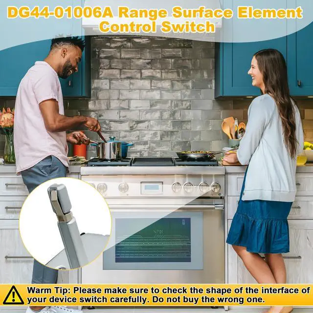 Alt view image 4 of 7 - DG44-01006A PER001-02D Range Dual Surface Element Control Switch Fits for Samsung Replacement Parts Range Oven Regulator NE59J7630SS NE59R6631ST 3282716 AP5800762 PS8764900 EAP8764900