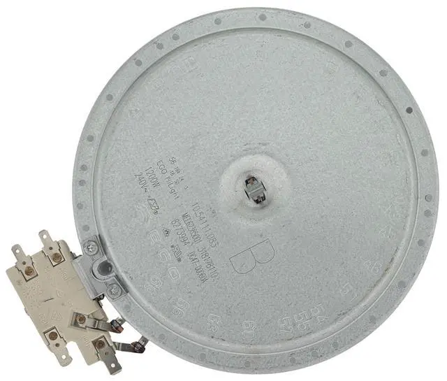 Alt view image 2 of 5 - Range 6" Radiant Surface Element/Burner Compatible with LG MEE62385001, Frigidaire 318178110, Whirlpool 8273994/W11171119, Samsung DG47-00060A