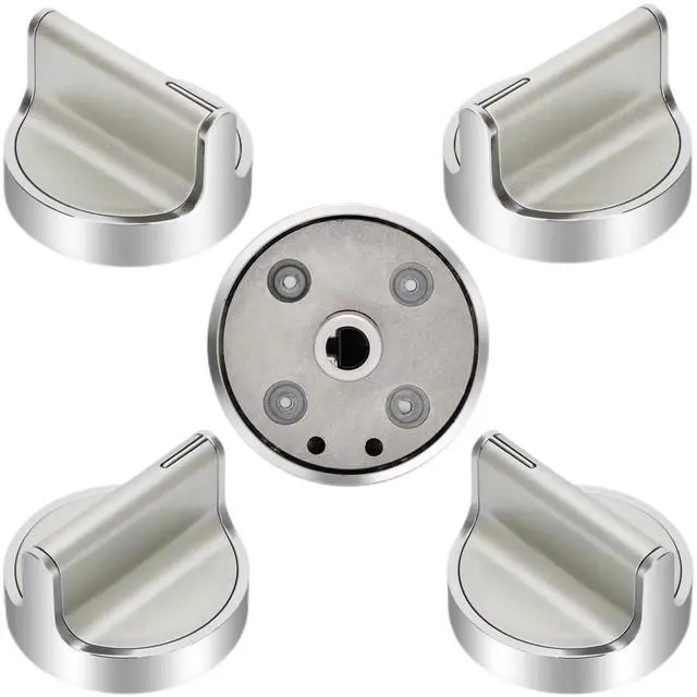 Main image of WCG97US6HS00 WCG51US6DS00 WCG97US0HS00 WCG97US0DS00 WCG55US6HS05 WCG51US0DS00 WCG97US6DS00 Knob for Whirlpool Gas Stove- WPW10646805 Replaces W10646805,Check Fig 2-4 Before Ordering(5pcs)