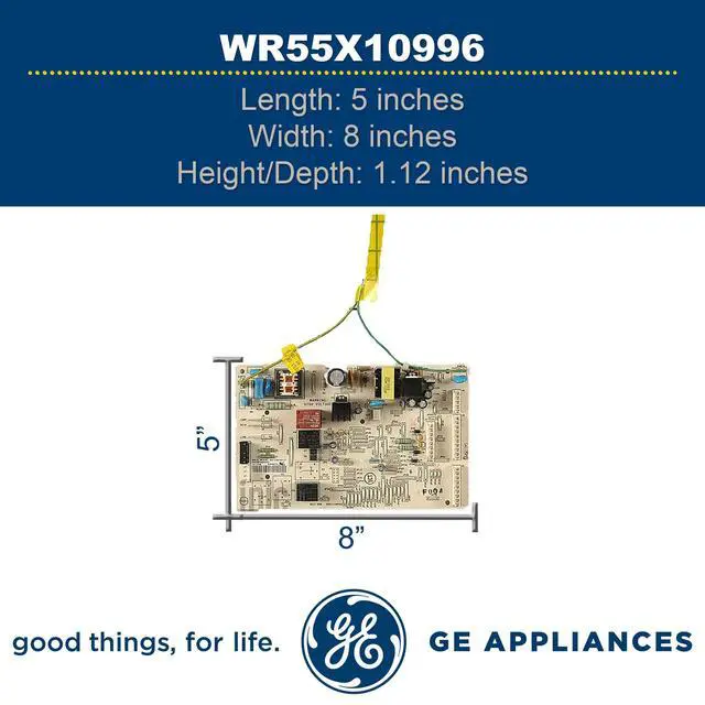 Alt view image 3 of 3 - WR55X10996 nuine OEM Main Control Board Assembly for Refrirators