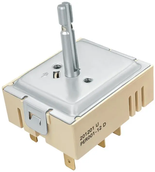 Main image of DG44-01006B PER001-12 D Dual Burner Infinite Switch Fits for Samsung Element Stove Range Surface Control Replacement Parts NE59J7750WS NE58K9850WS NE59M4310SS EAP11771631 PS11771631 NE58F9710WS