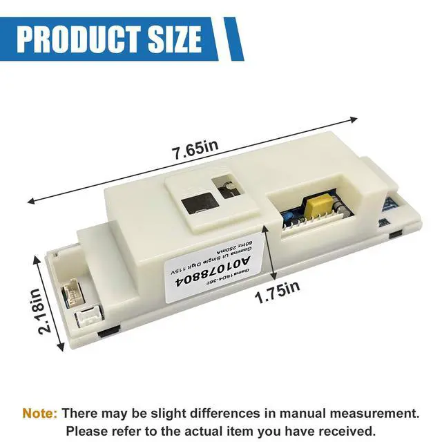 Alt view image 2 of 7 - A01078804 Refrigerator Electronic Control Board For Frigidaire Replacement Parts with Cover, Control and Display Board compatible with 242207704 5304498023
