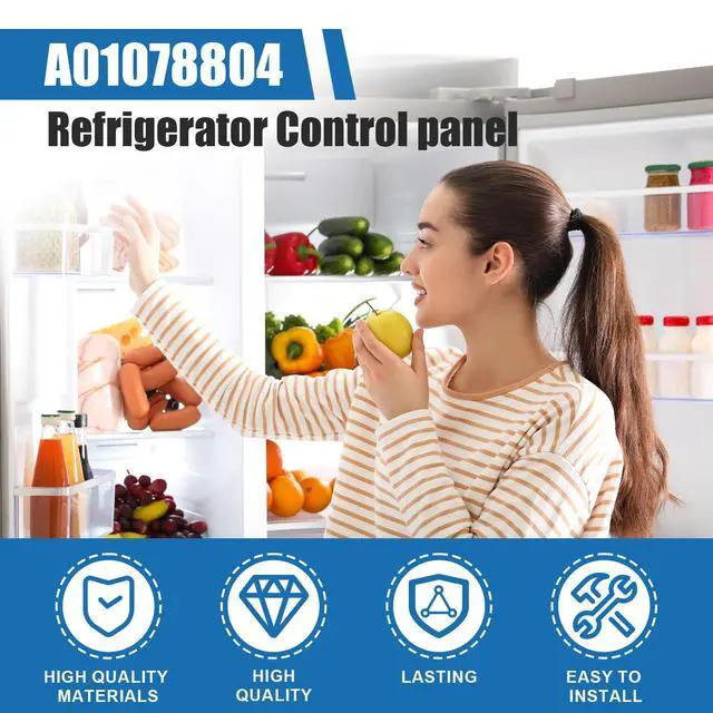 Alt view image 7 of 7 - A01078804 Refrigerator Electronic Control Board For Frigidaire Replacement Parts with Cover, Control and Display Board compatible with 242207704 5304498023