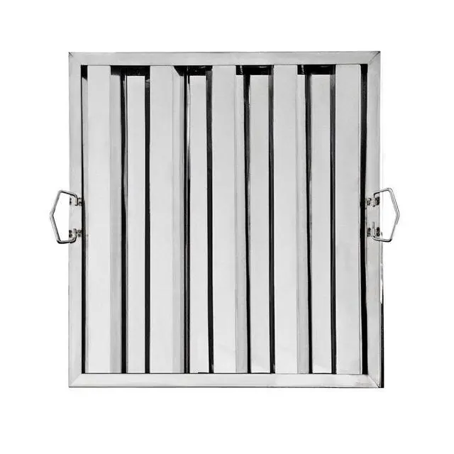 Alt view image 3 of 7 - 54385 Stainless Steel Hood Filter 20" W x 20" H, Set of 6