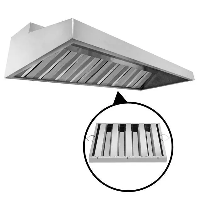 Alt view image 6 of 7 - 54385 Stainless Steel Hood Filter 20" W x 20" H, Set of 6
