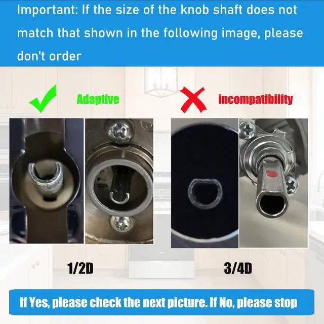 Alt view image 2 of 7 - WFG535S0LS1 WFG535S0LZ1 WFG525S0JS1 Knobs for Whirlpool Stoves1/2D | WFG535S0LS0 WFG535S0LZ0 WFG535S0JS0 WFG535S0JS1 WFG535S0JZ0 WFG535S0JZ1 Knob for Whirlpool Gas Stoves Replaces W11023139
