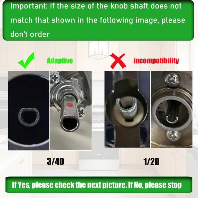 Alt view image 2 of 7 - WFG535S0LZ4 WFG535S0LZ5 WFG535S0LS4 Knobs for Whirlpool Gas Stoves | WFG535S0LS5 WFG525S0JS5 WFG525S0JS6 WFG525S0JZ5 WFG525S0JZ6 Knobs for Whirlpool Gas Stoves Replaces W116205673/4D
