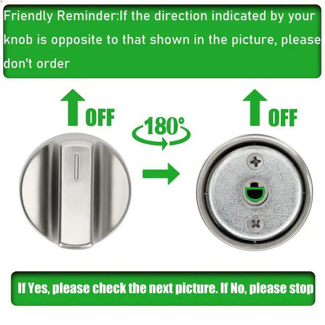 Alt view image 3 of 7 - WFG535S0LZ4 WFG535S0LZ5 WFG535S0LS4 Knobs for Whirlpool Gas Stoves | WFG535S0LS5 WFG525S0JS5 WFG525S0JS6 WFG525S0JZ5 WFG525S0JZ6 Knobs for Whirlpool Gas Stoves Replaces W116205673/4D