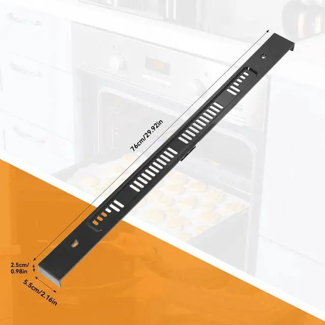 Alt view image 2 of 7 - W10310922 Range Oven Door Vent Trim Compatible Whirlpool Genuine OEM | Compatible with Whirlpool Oven Door Genuine OEM Replaces W10144870, W10118391
