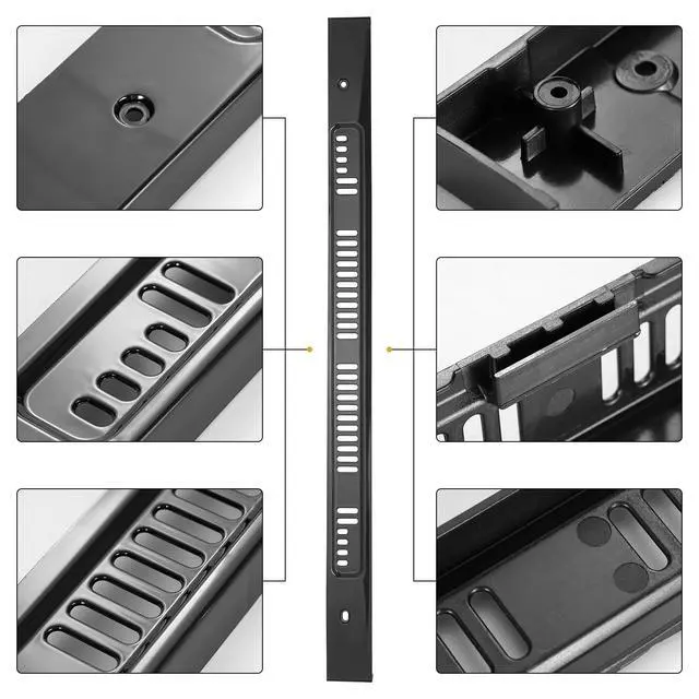Alt view image 3 of 7 - W10310922 Range Oven Door Vent Trim Compatible Whirlpool Genuine OEM | Compatible with Whirlpool Oven Door Genuine OEM Replaces W10144870, W10118391