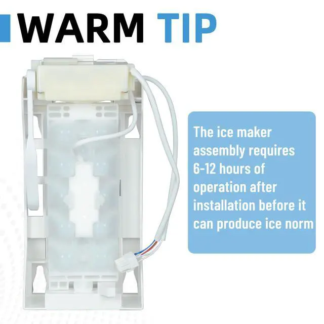 Alt view image 3 of 7 - 243297609 243297613 Upgraded Ice Maker Replacement Parts Compatible with Electrolux Frigidaire Crosley Kenmore IKEA Replaces 243297606 243297801 243297901 243298001 243297607 243298101 and More